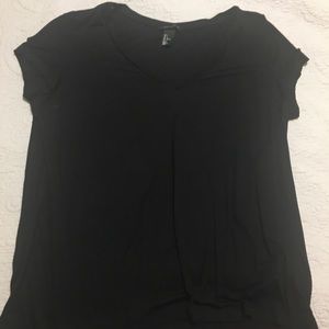 Black v-neck